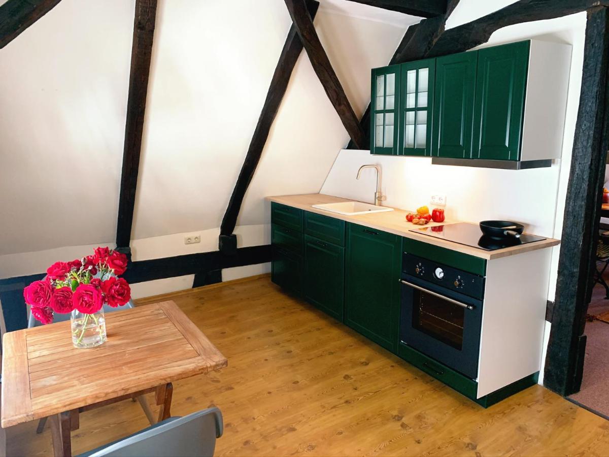 Historische Ferienwohnung Mit Kamin In Lich ภายนอก รูปภาพ