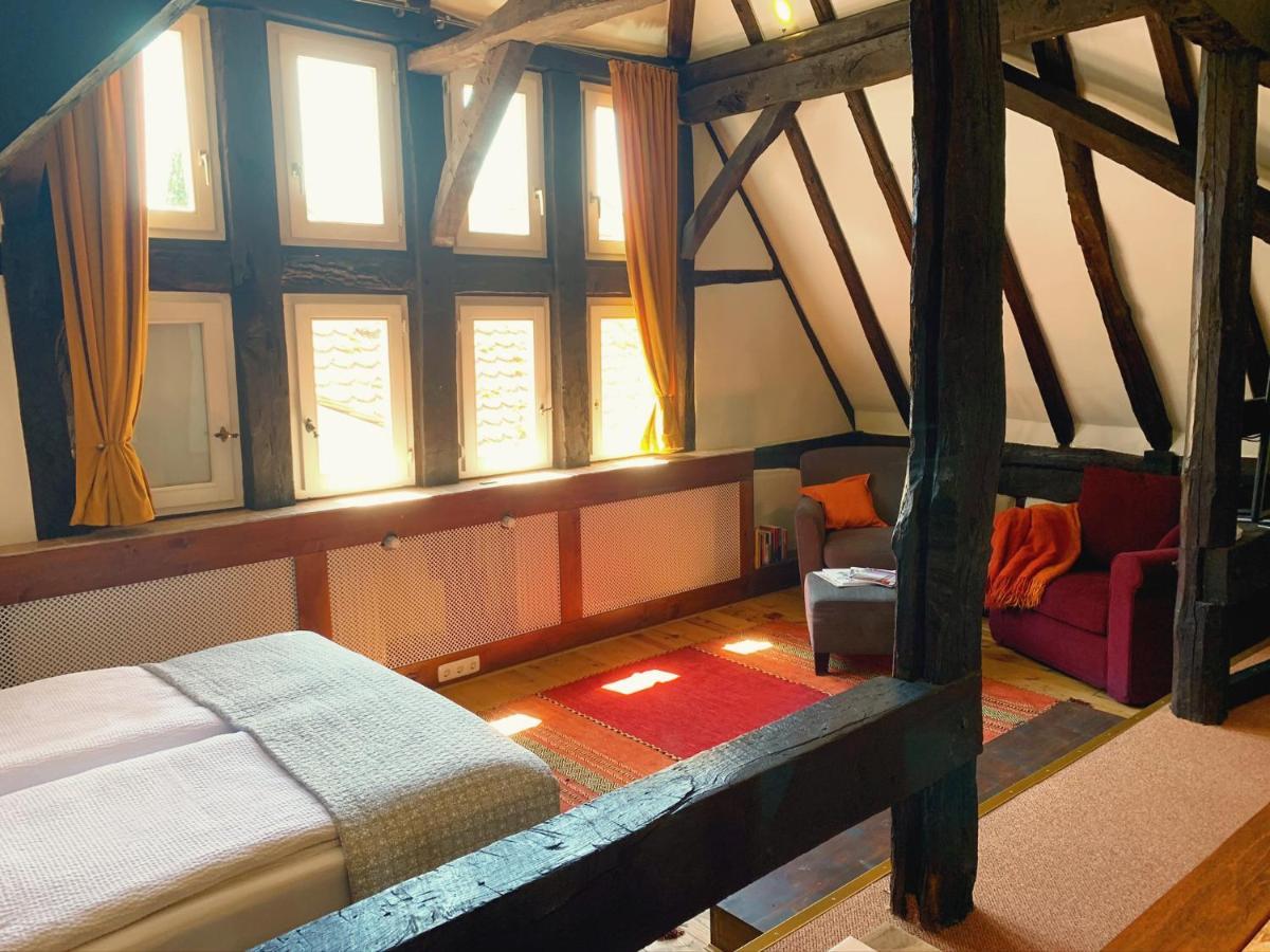 Historische Ferienwohnung Mit Kamin In Lich ภายนอก รูปภาพ