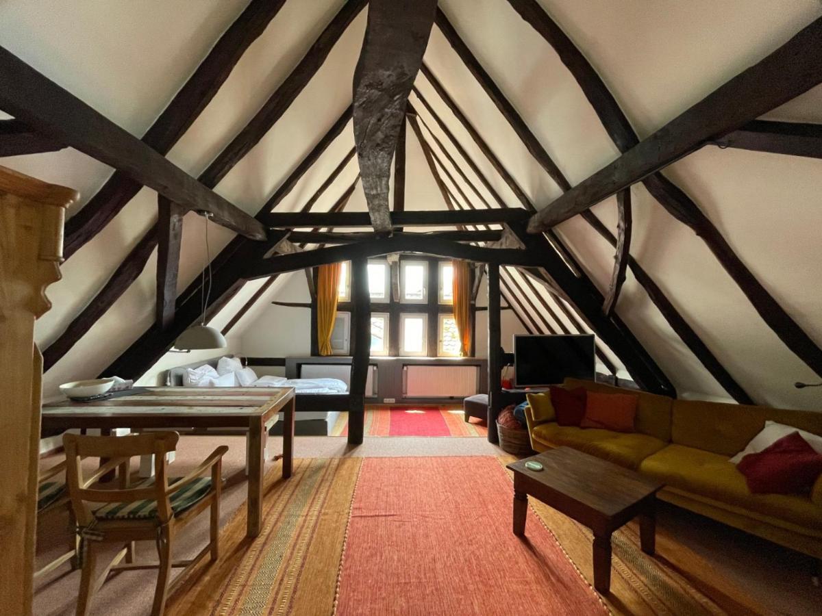 Historische Ferienwohnung Mit Kamin In Lich ภายนอก รูปภาพ